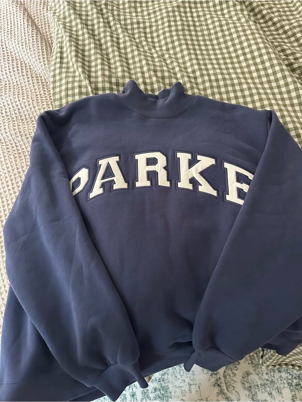 Parke Navy Crewneck Sweatshirt